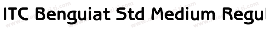ITC Benguiat Std Medium Regular字体转换